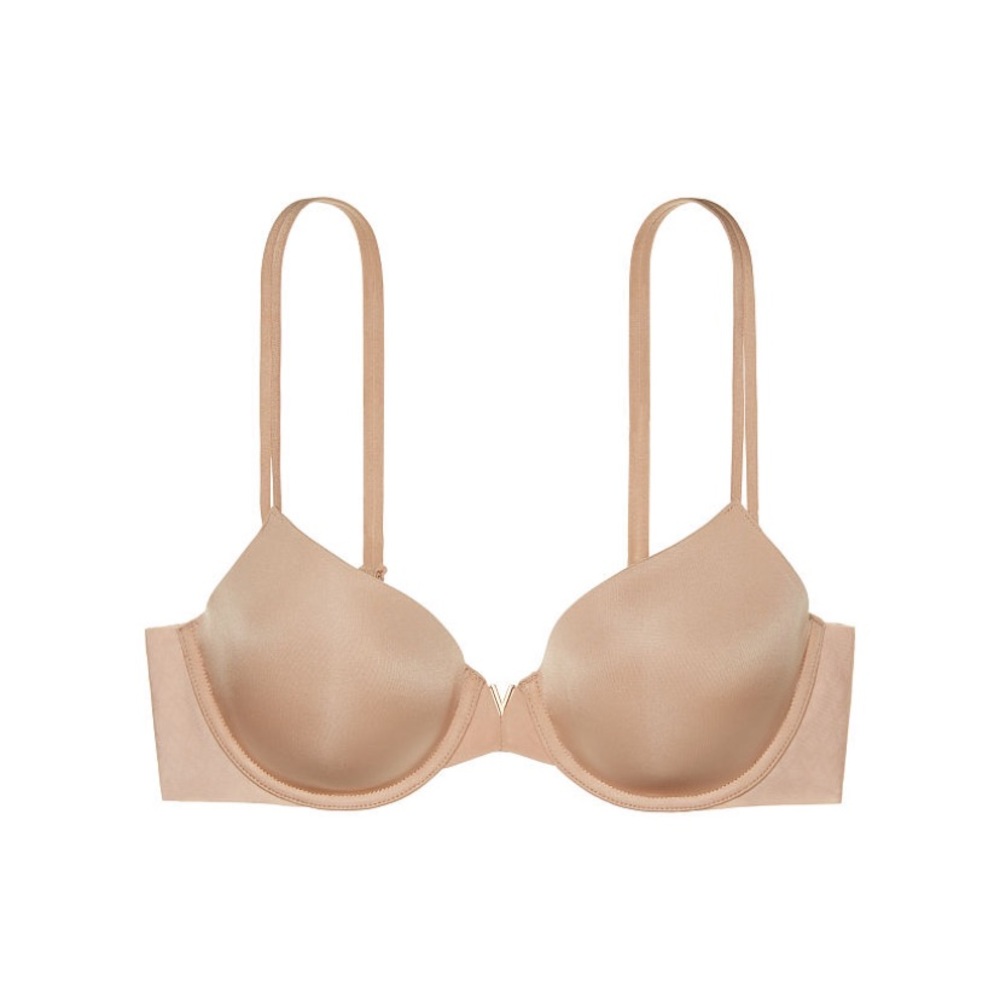 NWOT Sexy Illusions Full Coverage Bra Beige Nude
